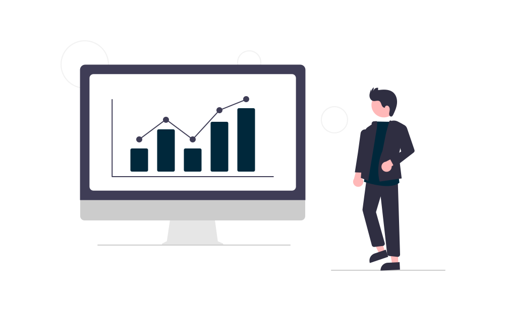 Finance staffing agency illustration