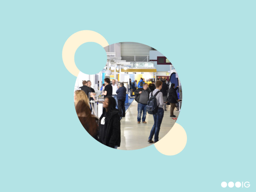 blog cover with image from career fair