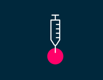 graphic of a needle inserted into a pink circle for What Is a Phlebotomist?
