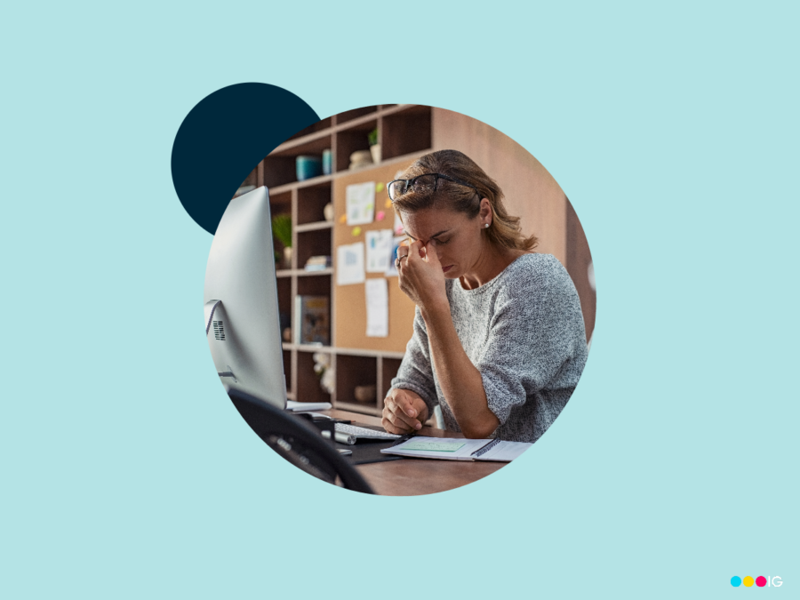 Candidate feelings burnout from the job hunt.